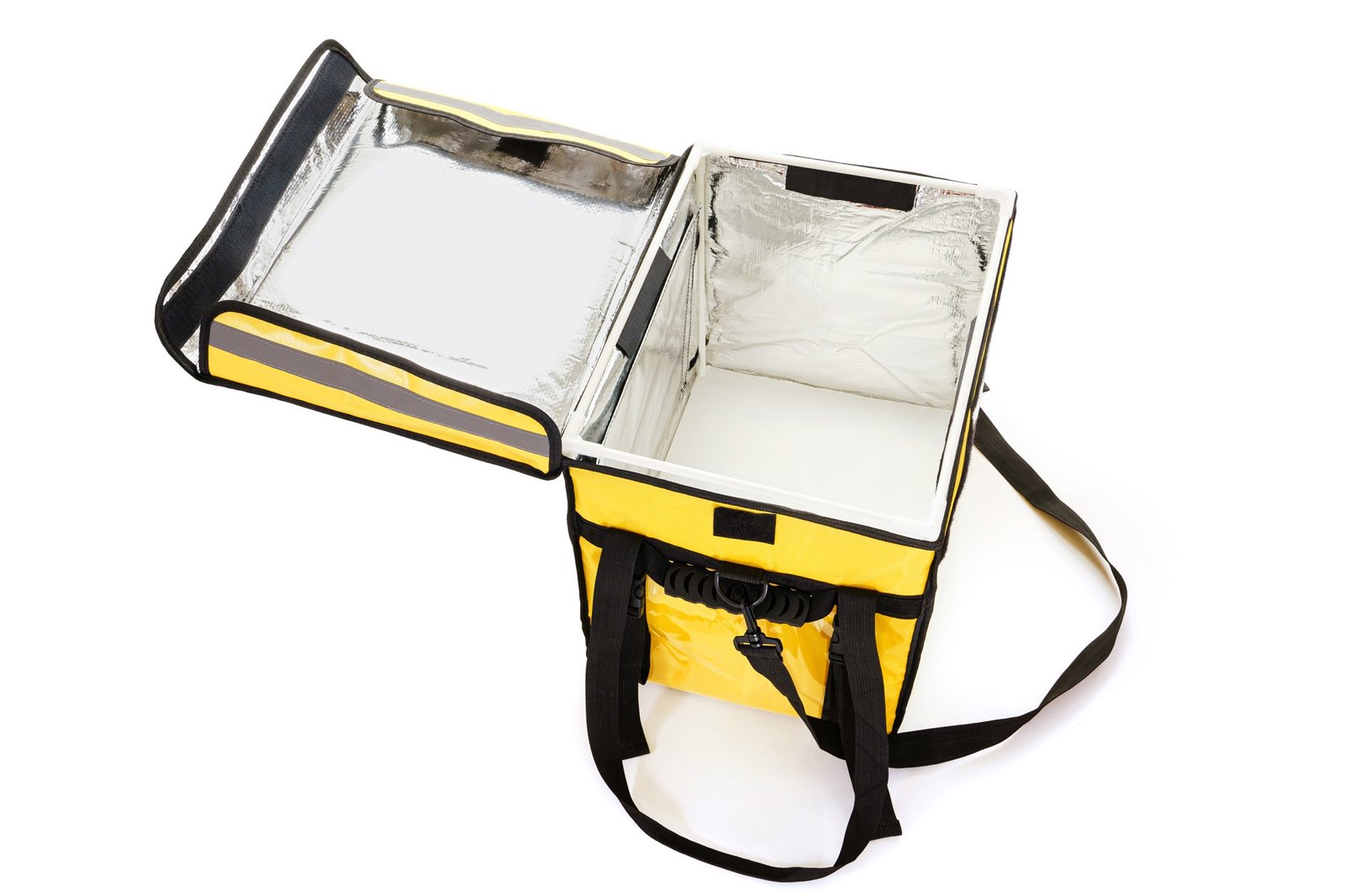 Isolierte Kühltasche für den Transport von Tiefkühlkost